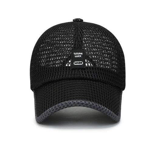 Men's Mesh Baseball Cap Breathable Summer