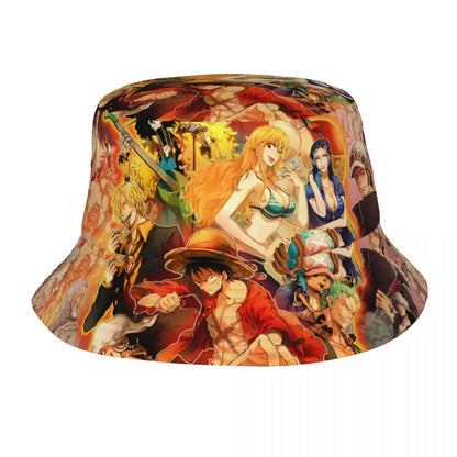 One Piece Tony Tony Chopper Bucket Hat Beach Hatwear Accessories Fishing Cap