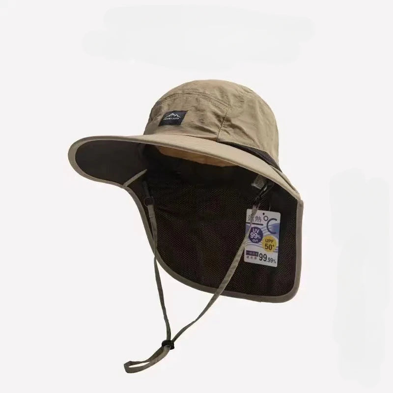 Unisex Summer Wide Brim Waterproof Quick-Drying Panama Caps