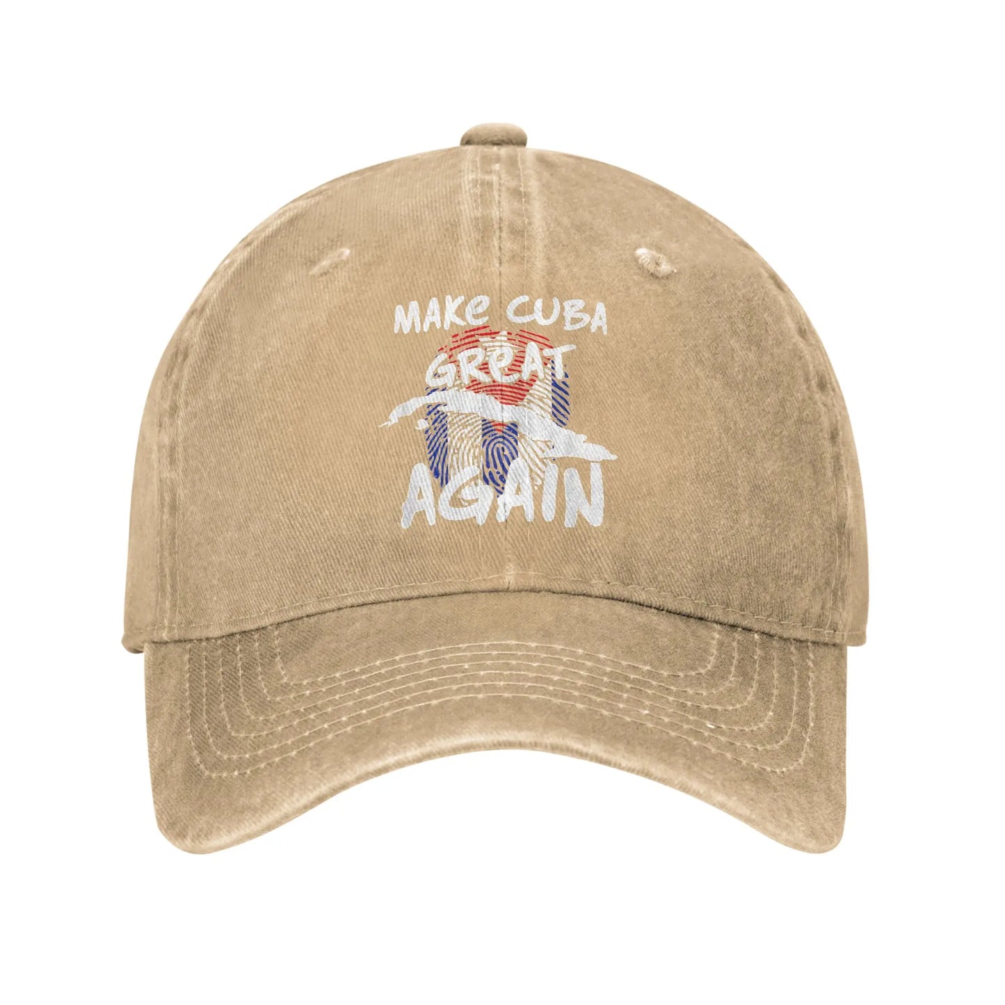 Make Cuba Great Again Sun Baseball Cap  Women Men