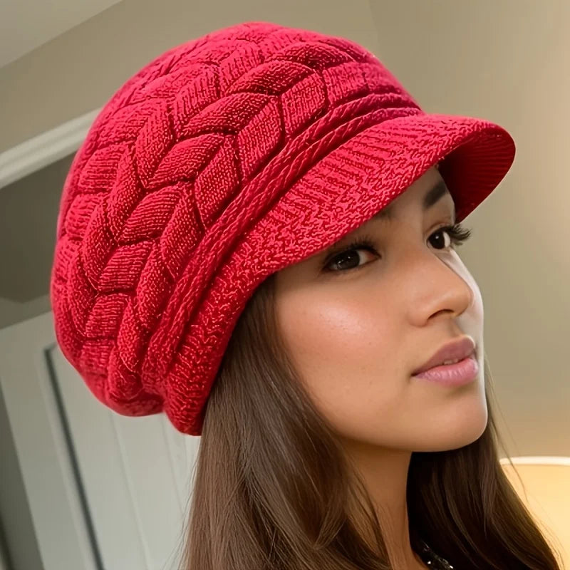 Retro Women's Winter Warm Knitted Cap