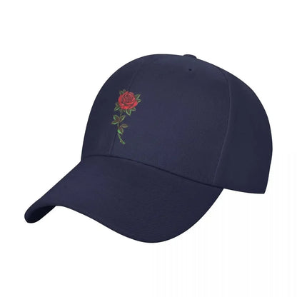 floral rose Baseball Cap Hat Man Women's