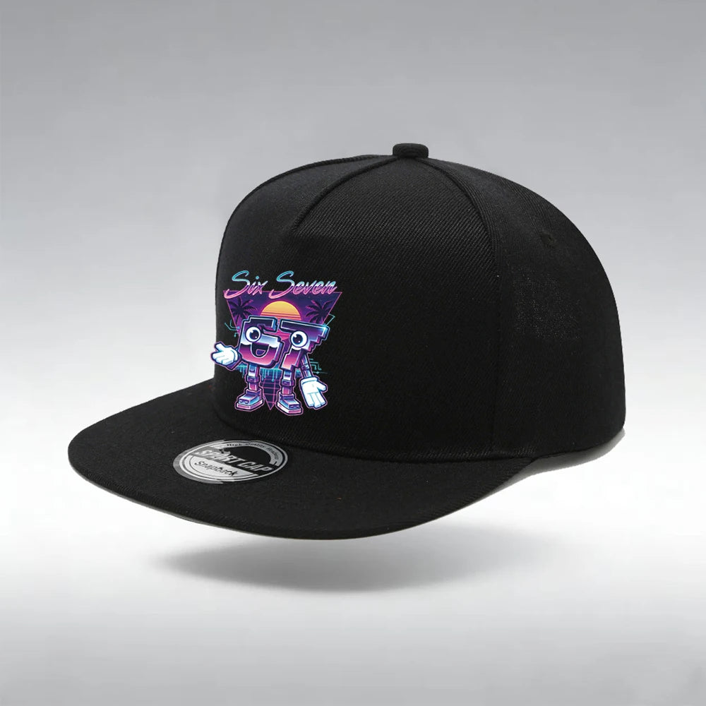 1/2PC67 Robot Patterned Baseball Cap
