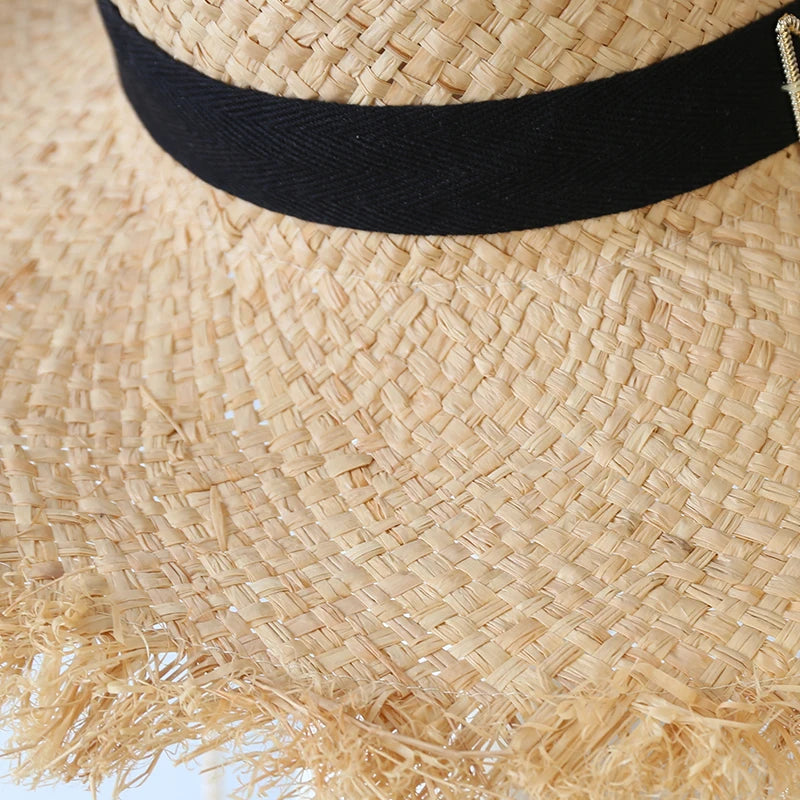 Ladies Party Wedding Dress Hats Travel Beach Sun Hat Chapeau Femme