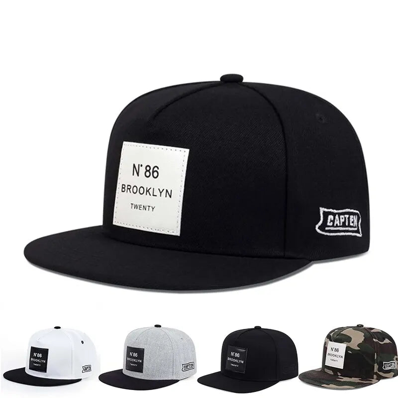 New Fashion N86 BROOKLYN Patch Snapback Hat Adjustable Cotton Tide Hip Hop Outdoor Sport Baseball Cap