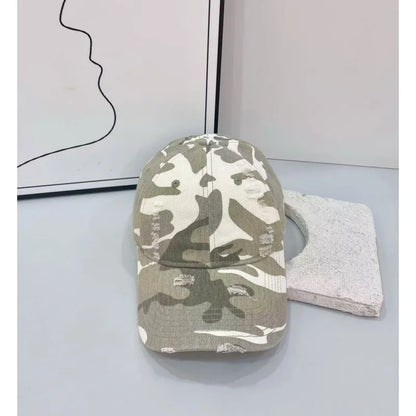 Unisex Trendy Camo Baseball Cap Vintage