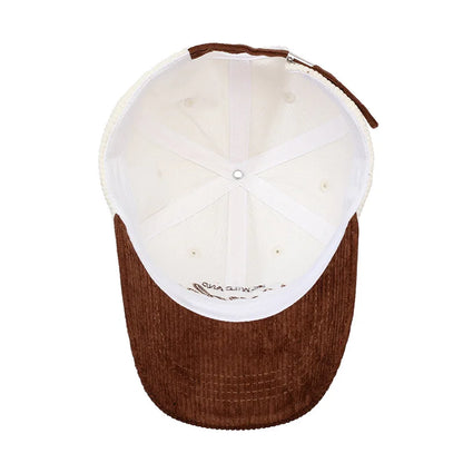 Embroidery Colorblock Baseball Cap Inspirational Quote Dad Hat