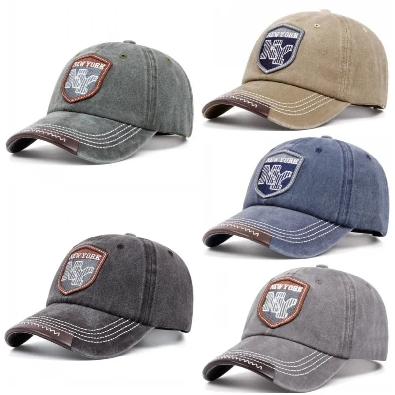 Unisex Adjustable NY Embroidery Baseball Cap All Seasons
