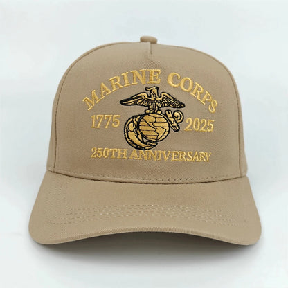 U.S. Marine Corps 250th Anniversary Official Baseball Cap - Knitted with 1775 - 2025