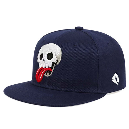 Unisex Skeleton Embroidery Hip-hop Hats Spring Autumn reen Hat