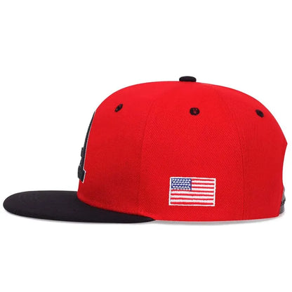 Unisex Simple Letter A Embroidery Hip Hop Hats Outdoor Adjustable Casual Baseball Caps Sunscreen Hat