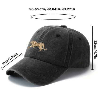 A Unisex Printed Animal Leopard Baseball Cap