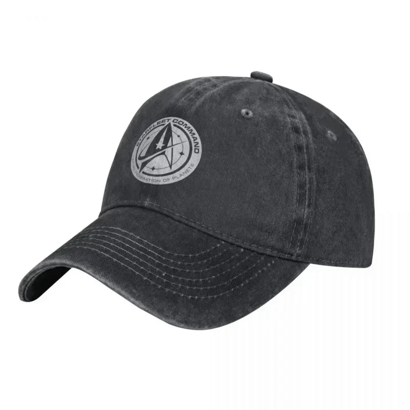 Y2K Stars Treks Baseball Caps Retro Distressed Washed Baseball Hat Men Women