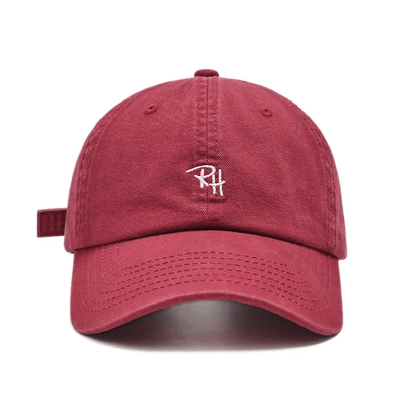1pcs Simple Letter Baseball Cap Adult Breathable Cotton Sports