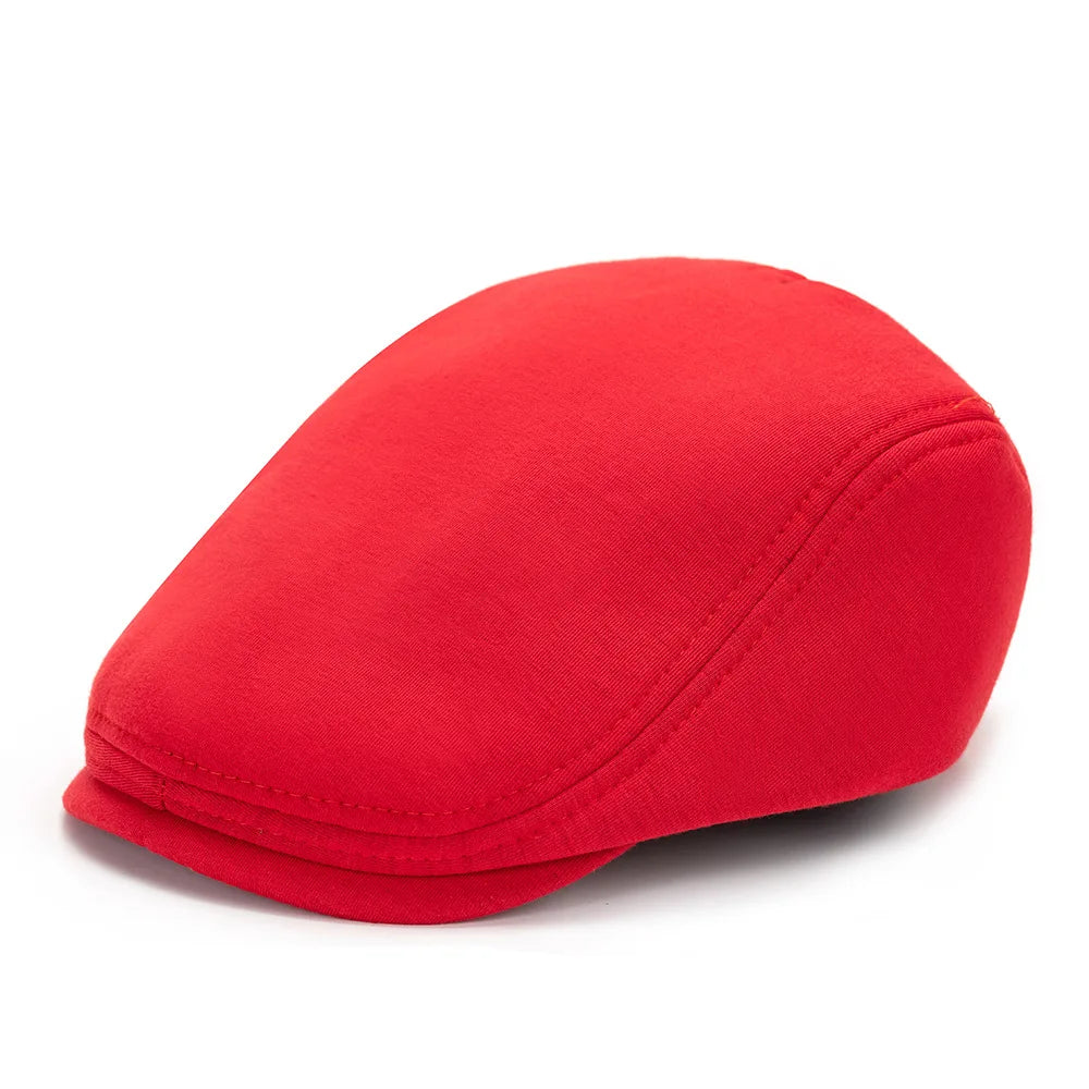 Men's Adjustable Newsboy Hat Classic Flat Ivy Cap