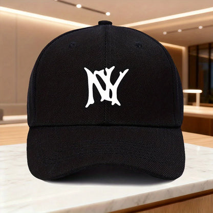 "NY" Printed Quick-Button Baseball Cap
