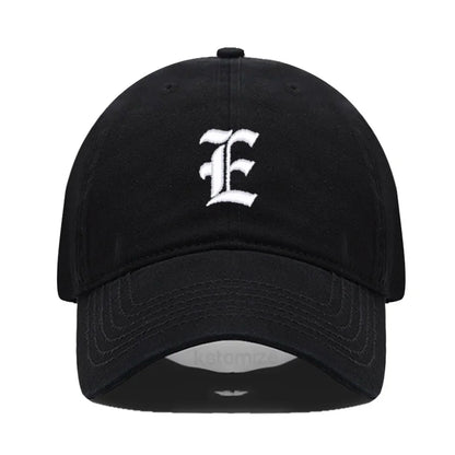 Old English Letter A-Z Embroider Baseball Cap For Men Women