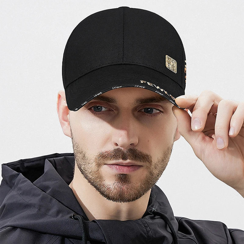 New Fashion High Quality Unisex Style Letters Embroidery Cotton Adjustable Baseball Cap Sun Hat Trucker Caps