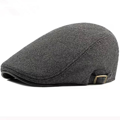 Men Retro Herringbone Grid Newsboy Caps British Painters Hats
