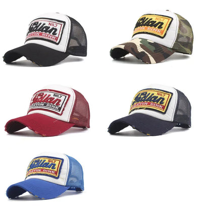 Streetwear Letter Embroidery Mesh Dad Baseball Cap Fashion Snapback