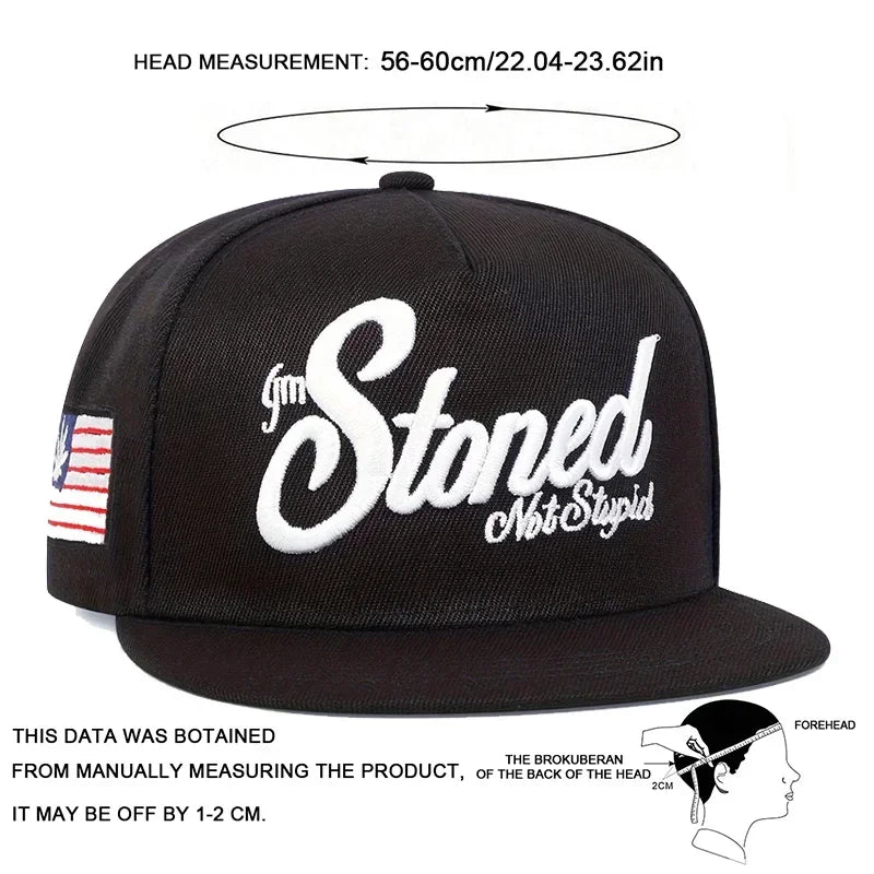 Unisex Stoned Letter Embroidery Baseball Hats Spring Autumn Outdoor Adjustable Casual Hip Hop Trucker Caps Sunscreen Hat
