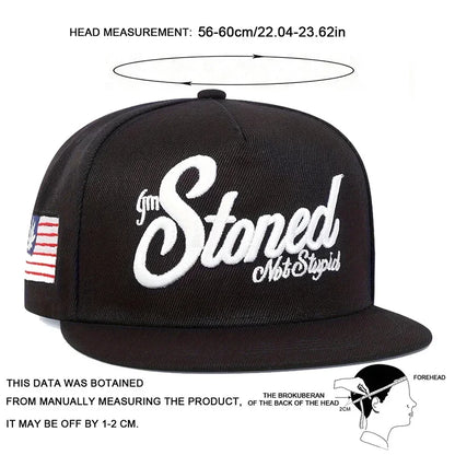 Unisex Stoned Letter Embroidery Baseball Hats Spring Autumn Outdoor Adjustable Casual Hip Hop Trucker Caps Sunscreen Hat