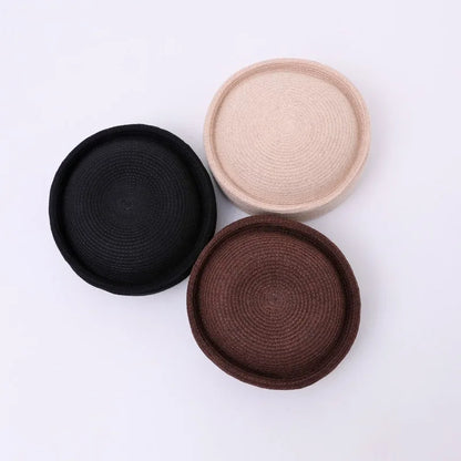 2026 Spring New Premium Papyrus Fedoras Hat Thin Painter's Hat Japanese