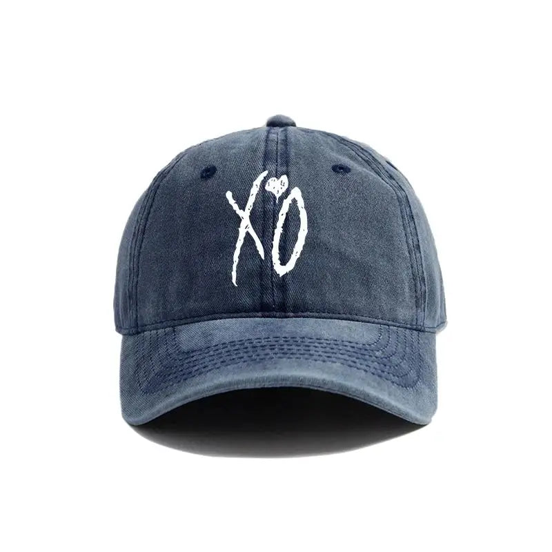 XO The Weeknd Baseball Cap Distressed Hats Cap Men