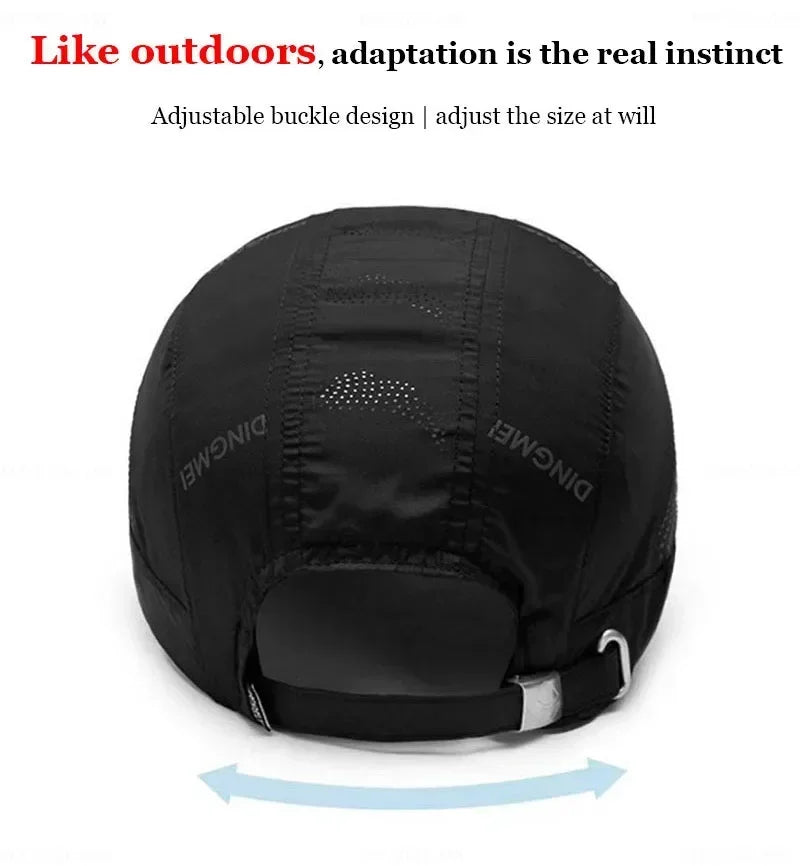 Summer Brand For Men Sports Running Sweat Baseball Cap Male Canada Golf Quick Dry Women Kpop Solid Snapback Bone Mesh Hat