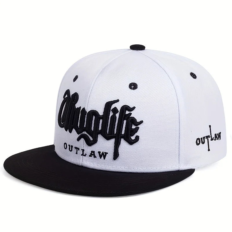 Thug Life Embroidered Fashion Snapback Cap