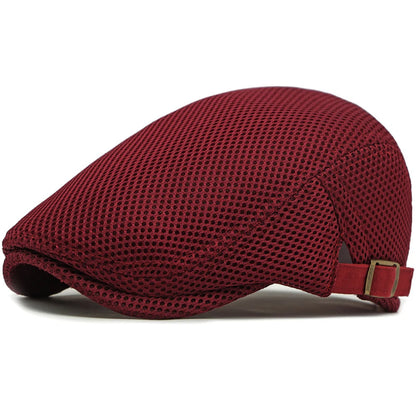 Beret Cap Spring Summer Mesh Cap Breathable Sun Hat