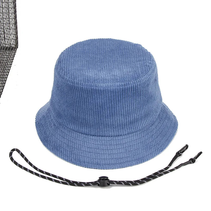 Dad Winter Hat Lady Outdoors Corduroy Bucket Hats Men