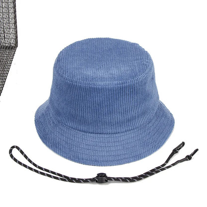 Dad Winter Hat Lady Outdoors Corduroy Bucket Hats Men