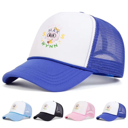 Unisex Girl Letter Printing Baseball Net Caps Spring Summer
