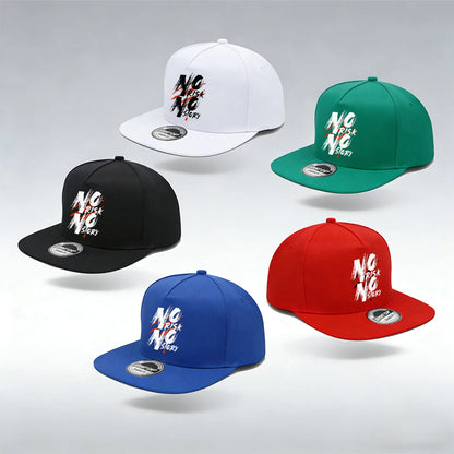 Risk Letter Print Snapback Cap Classic Solid Color Unisex Baseball Cap Lightweight Adjustable Dad Hat
