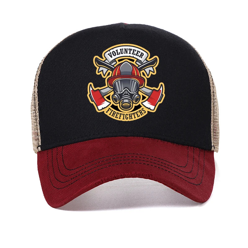 Firefighter Volunteer Baseball Cap Mans