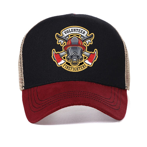 Firefighter Volunteer Baseball Cap Mans