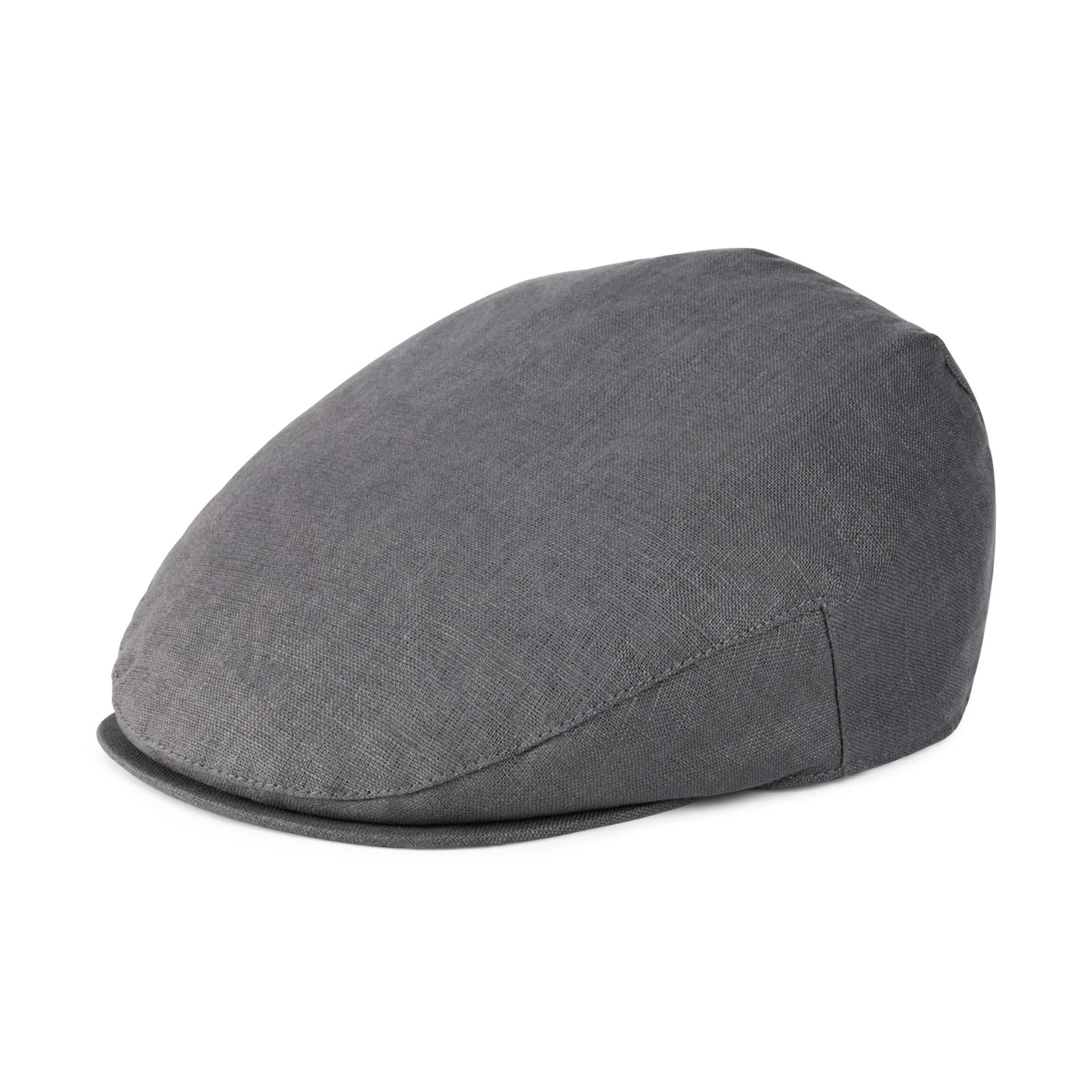Linen Flat Cap For Men Women Herringbone Linen Newsboy Cap