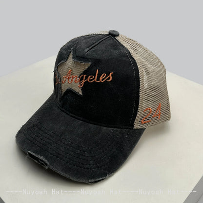 Street Star Embroidered Letters Baseball Hats
