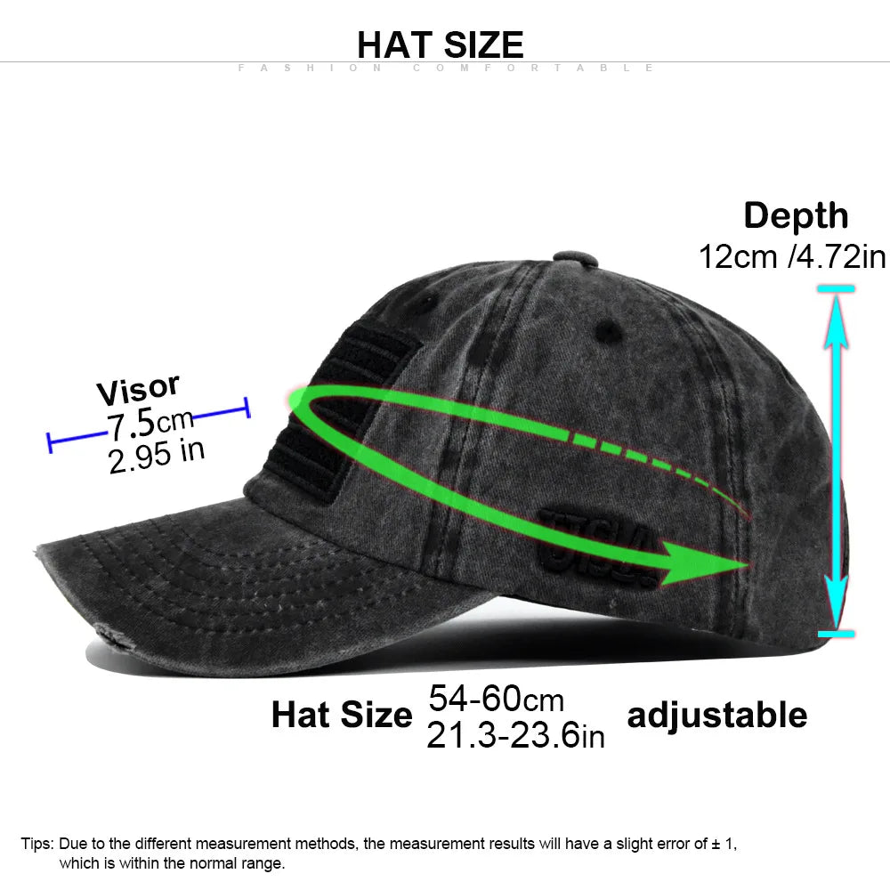 American Flag Unisex Baseball Hat For Men And Women USA Flag Mesh Snapback