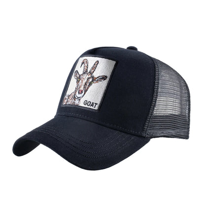 Embroidery Goat Patch Four Seasons Baseball Cap For Men Women