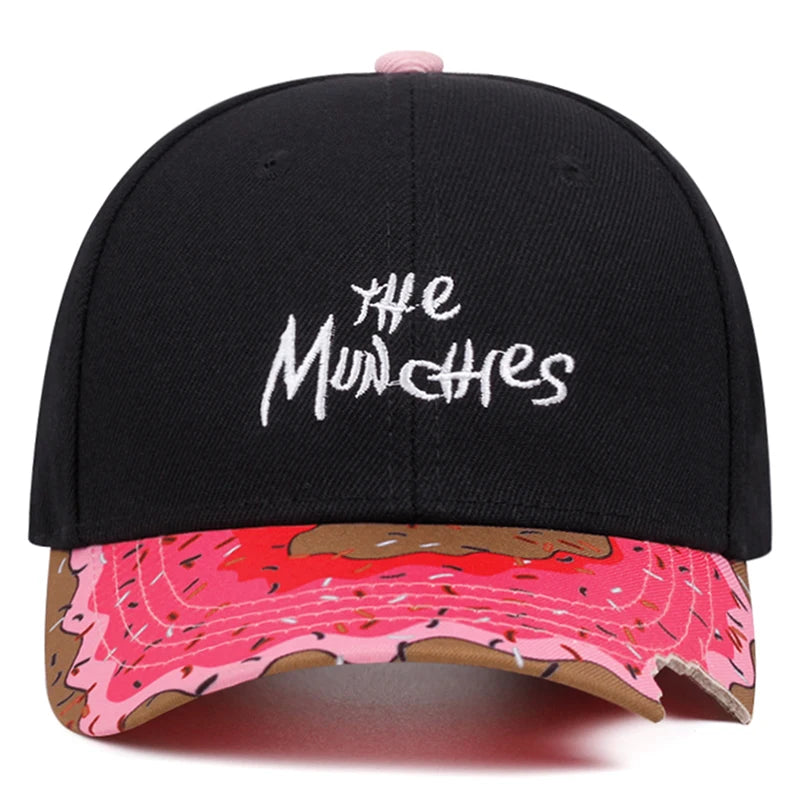 Creative Baseball Hat The Small Letter Donut Embroidery Daily Leisure