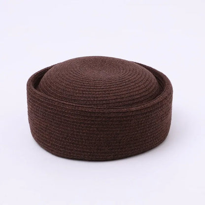 2026 Spring New Premium Papyrus Fedoras Hat Thin Painter's Hat Japanese
