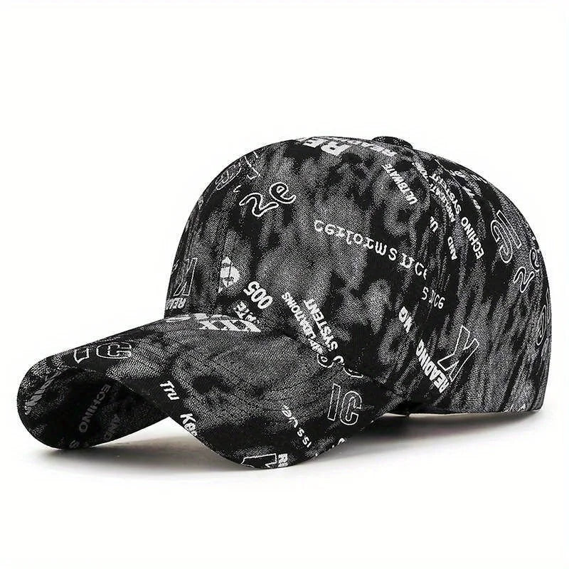 Street Graffiti Baseball Cap Korean Trendy Printed Adjustable