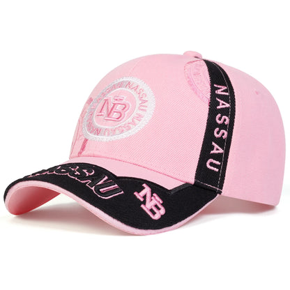 Unisex Letter Embroidery Baseball Caps Spring And Autumn