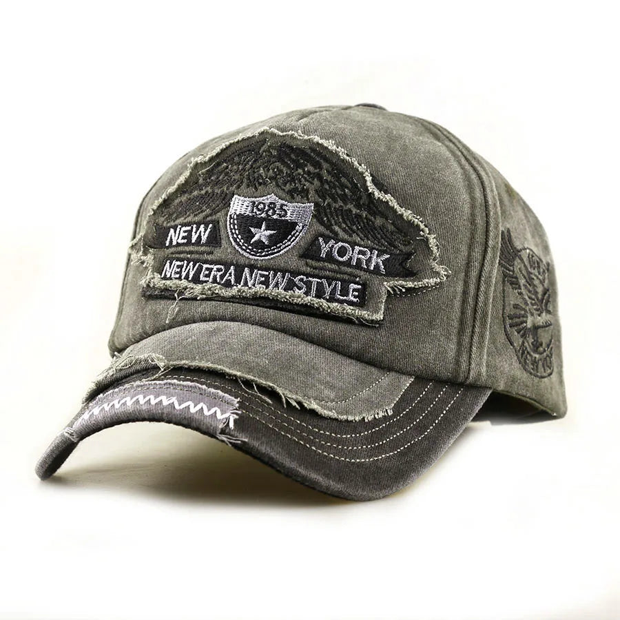 Retro Washed Cotton Baseball Cap