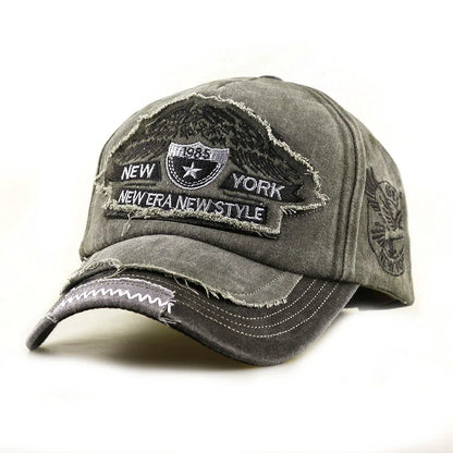 Retro Washed Cotton Baseball Cap