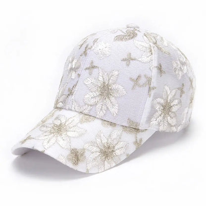 Fashion Breathable Floral Lace Baseball Cap