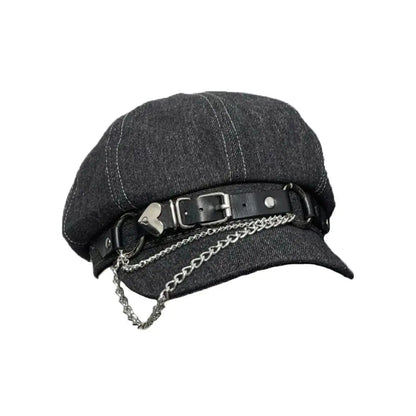 Octagonal Harajuku Beret Hat Casual Wear
