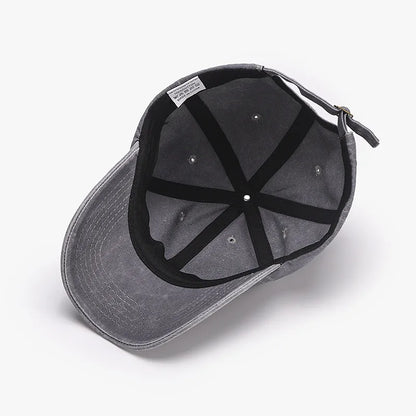 Washed Cotton Soft Baseball Caps Adjustable